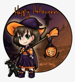 Happy Halloween - Cartoon Halloween, HD Png Download, Transparent PNG
