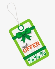 Green Best Offer Hang Tag, HD Png Download, Transparent PNG