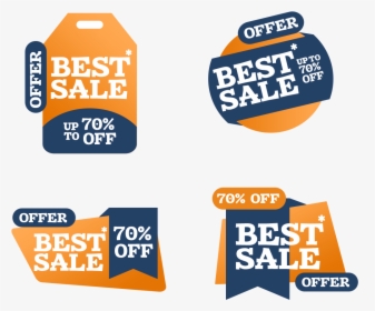 Cool Best Sale Shopping Creative Vector Ribbons Tag, HD Png Download, Transparent PNG