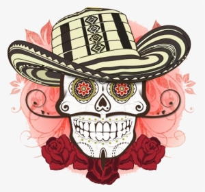 Cinco De Mayo Skull - 5 De Mayo Skull, HD Png Download, Transparent PNG
