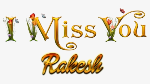 Rakesh Missing You Name Png - Raman Name, Transparent Png, Transparent PNG