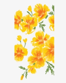 Transparent Poppies Png - Iphone Floral Wallpaper Hd, Png Download, Transparent PNG