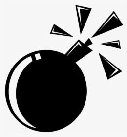 Boom Clip Art - Bomb Clipart Black And White, HD Png Download, Transparent PNG