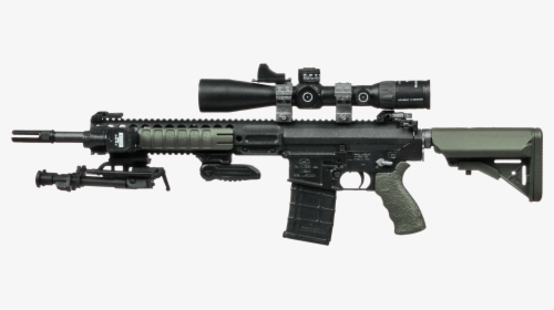 Airsoft Gbb M4 Sniper , Png Download - Png Sniper Rifle, Transparent Png, Transparent PNG