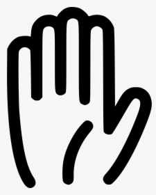 High Five Png - Stop Hand White Png, Transparent Png, Transparent PNG
