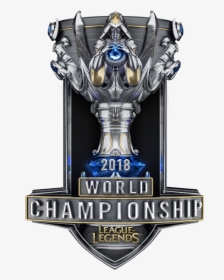 2018 Png Images - League Of Legends Worlds 2018 Logo, Transparent Png, Transparent PNG
