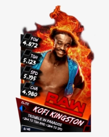 Supercard Kofikingston S3 Elite Raw - Wwe Supercard Ultimate Cards, HD Png Download, Transparent PNG