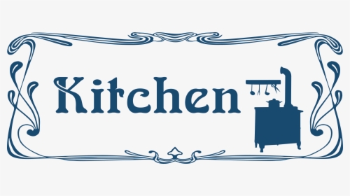 Kitchen Door Sign Clip Arts - Kitchen Sign Clip Art, HD Png Download, Transparent PNG