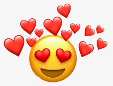 #love #emoji #lovecrown #red #heart #redheart #inlove - Heart Emoji Png Transparent, Png Download, Transparent PNG