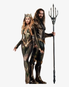 Amber And Jason As Mera And Aquaman-jl Png By Nickelbackloverxoxox - Justice League Aquaman, Transparent Png, Transparent PNG