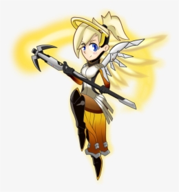 Overwatch Transparent Mercy, Picture - Mercy Overwatch No Background, HD Png Download, Transparent PNG
