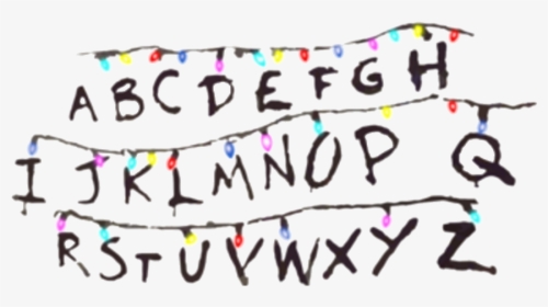 #stranger #things #eleven #mike #alphabet - Calligraphy, HD Png Download, Transparent PNG