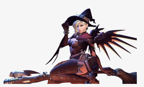 Witch Png Image - Overwatch Witch Mercy Png, Transparent Png, Transparent PNG