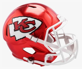 Sports Gear,helmet,personal Protective Equipment,football - Kansas City Chiefs Chrome Helmet, HD Png Download, Transparent PNG