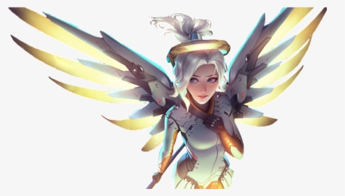 Mercy Overwatch Png, Transparent Png, Transparent PNG