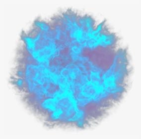 #aura #blue #spirit #blueaura #neon #glow #star - Blue Fire Ball Png, Transparent Png, Transparent PNG