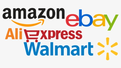 Dropshipping From Aliexpress, Amazon, Ebay And Walmart - Ebay Amazon Walmart Aliexpress, HD Png Download, Transparent PNG