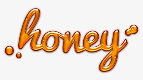 Honey Text - Honey Png, Transparent Png, Transparent PNG