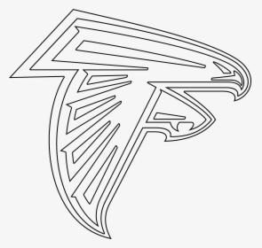 Atlanta Falcons Logo Stencil - Atlanta Falcons Coloring Pages, HD Png Download, Transparent PNG