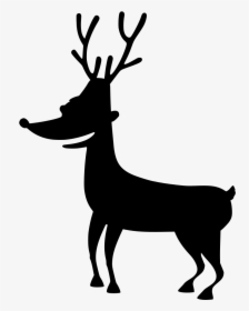 Transparent Antlers Png - Cartoon Reindeer, Png Download, Transparent PNG
