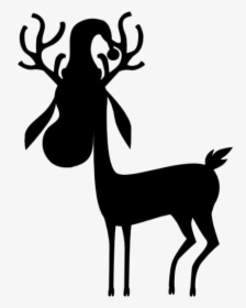 Transparent Reindeer Clipart, Reindeer Png Image - Reindeer Christmas Transparent, Png Download, Transparent PNG