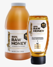 Raw Honey Group - Honey Bottle Png, Transparent Png, Transparent PNG