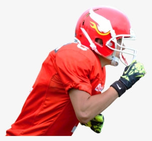 American Football Player Png Image - American Football Transparent Red Players Football, Png Download, Transparent PNG