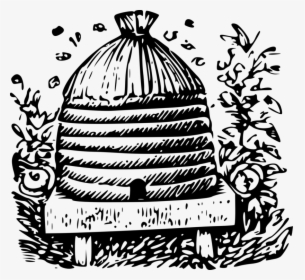 Bee Hive Png - Bee Hive Images Black And White, Transparent Png, Transparent PNG