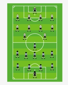Soccer Field Players Clipart, HD Png Download, Transparent PNG
