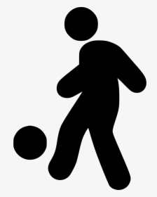 Football Player - Png Playing Football Icon, Transparent Png, Transparent PNG