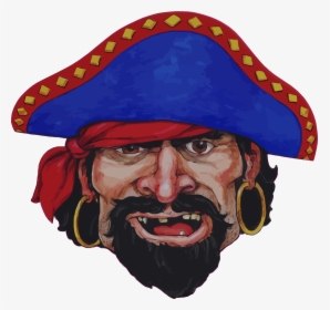 Realistic Pirate Illustration Clip Arts - Pirate Argh, HD Png Download, Transparent PNG