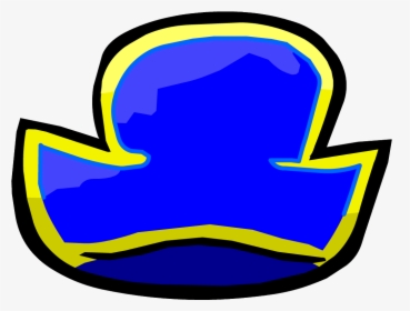Club Penguin Captain Hat Clipart , Png Download - Blue Pirate Hat Png, Transparent Png, Transparent PNG