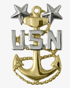 Transparent Navy Anchor Clipart - Senior Chief Petty Officer Anchor, HD Png Download, Transparent PNG