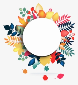 Clipart Circle Watercolor - Flower Frame Png Vector, Transparent Png, Transparent PNG