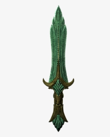 Elder Scrolls Skyrim Glass Dagger Clip Arts - Glass Sword Skyrim, HD Png Download, Transparent PNG