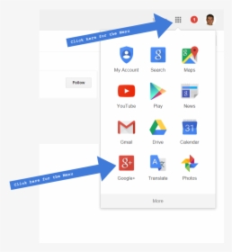 Access Your Google Plus Page - Google Logo, HD Png Download, Transparent PNG