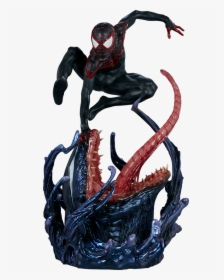 Venom - Spider Man Miles Morales Figure, HD Png Download, Transparent PNG
