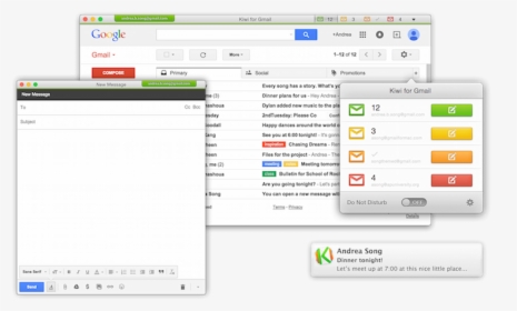 Kiwi Für Gmail, HD Png Download, Transparent PNG