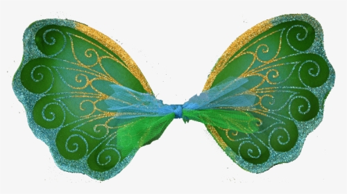 Fairy Finery Magic Fairy Half Wings Emerald/blue And - Butterfly, HD Png Download, Transparent PNG
