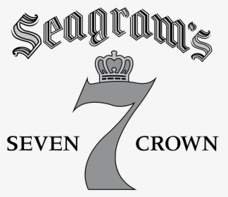 Seagram S Seven Crown Logo Png Transparent - Seagram Seven Crown Blended Whiskey, Png Download, Transparent PNG