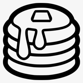 Pancakes - Pancake Icon Png, Transparent Png, Transparent PNG