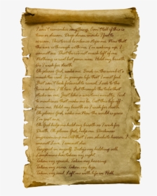Old Paper Scroll , Png Download - Old Parchment Paper Png, Transparent Png, Transparent PNG