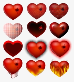 Coeurs Rouges En Kit - Heart, HD Png Download, Transparent PNG
