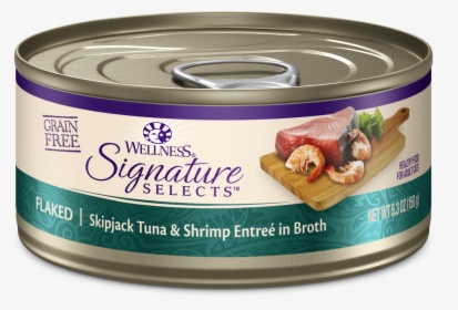 Signature Selects Flaked Tuna And Shrimp - Wellness Core Signature Selects Flaked Skipjack Tuna, HD Png Download, Transparent PNG