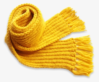 Knitted Yellow Scarf, HD Png Download, Transparent PNG
