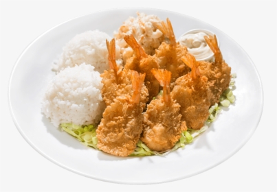 Fried Shrimp With White Rice, HD Png Download, Transparent PNG