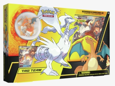 Pokemon Tcg Reshiram & Charizard Gx Figure Collection, HD Png Download, Transparent PNG