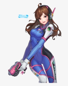 Overwatch D Va Stickers, Hd Png Download , Png Download - D Va Overwatch Anime, Transparent Png, Transparent PNG