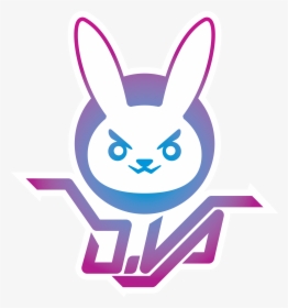 D Va Bunny Logo, HD Png Download, Transparent PNG