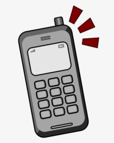 Free Retro Cellular Phone Clip Art - Cellphone Clipart, HD Png Download, Transparent PNG